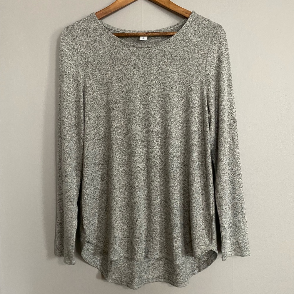 NWT Large Old Navy Heather Gray Large Long Sleeve Shirt